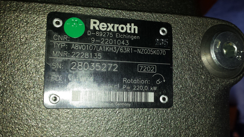 Pompa idraulica Bosch Rexroth A8VO 107 LA1KH3/63 R1-NZG05K070