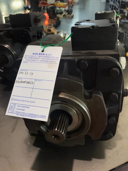 Pompa Sauer Danfoss SPV 23 SX per Betoniere Cifa, Carmix, MCF Systems, Dieci