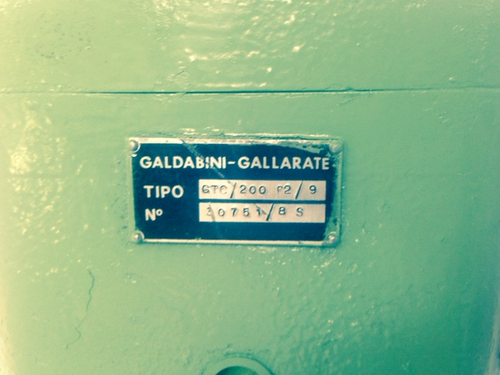 Motore Idraulico Galdabini GTC 200 F2 9 30751 8 S