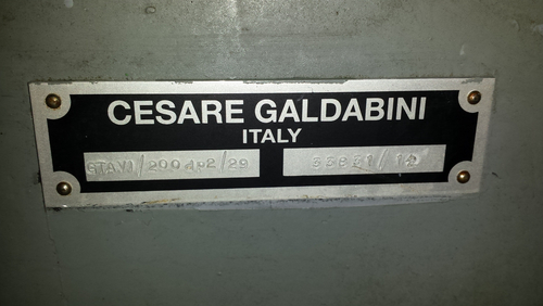 Pompa idraulica Galdabini GTAVI/200dp2/29